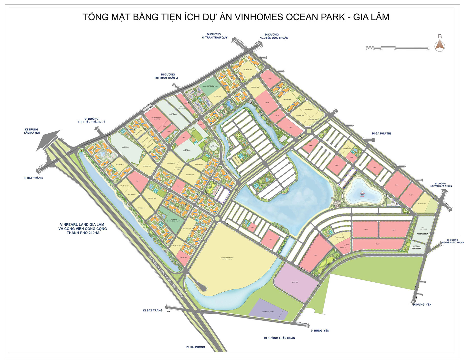 Vinhomes Ocean Park, Đại đô thị tiện ích đẳng cấp quốc tế , Công ty Cổ phần Vinhomes, Biệt thự đơn lập, Biệt thự song lập, Shophouse Tổng quan dự án Vinhomes Ocean Park – Thành phố biển hồ Hà Nội