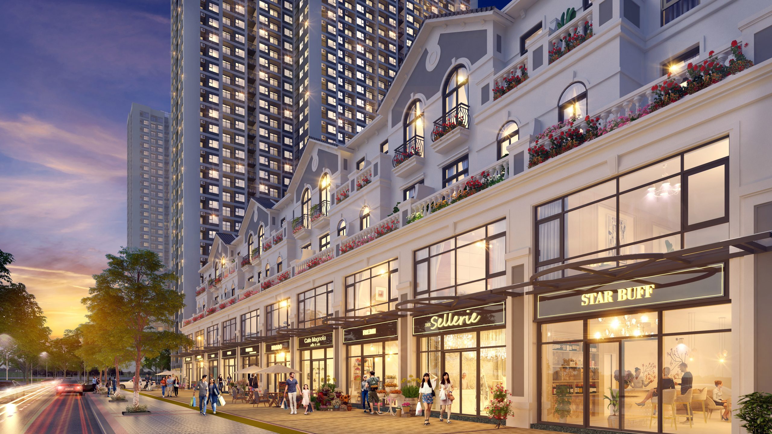 Sapphire 2, đại đô thị Vinhomes Smart City, ích nội khu phong phú, tổ hợp shophouse, thiên đường ẩm thực - mua sắm, giải trí nhộn nhịp Sapphire 2 - Phân khu được săn đón nhất tại Vinhomes Smart City