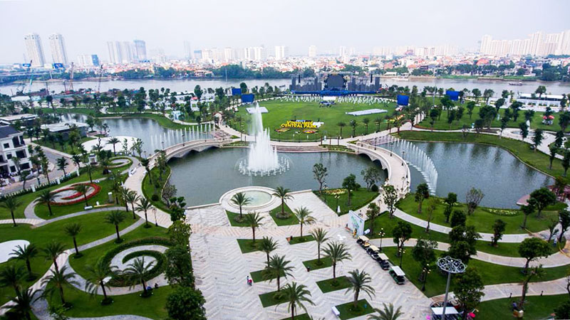 Công viên Landmark 81, Vinhomes Central Park, đại đô thị Vinhomes Central Park, Công viên Landmark 81 ngập tràn sắc xanh, không gian thư giãn Công viên Landmark 81 - Dấu ấn New York giữa lòng Sài Gòn
