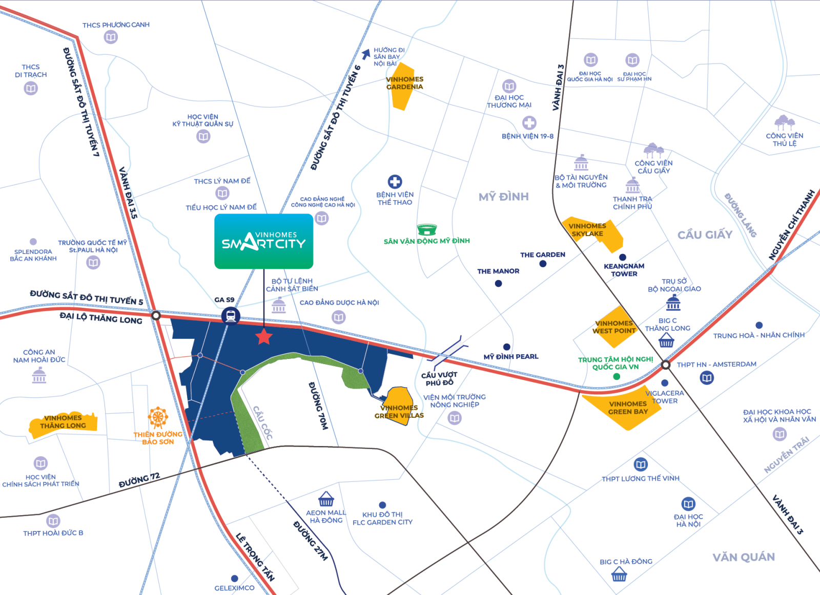 Vinhomes Smart City, hệ sinh thái thông minh toàn diện ứng dụng công nghệ 4.0, Công ty Cổ phần Vinhomes, Căn hộ, Biệt thự, Shophouse, VinBus Vinhomes Smart City - Đại đô thị thông minh đẳng cấp quốc tế