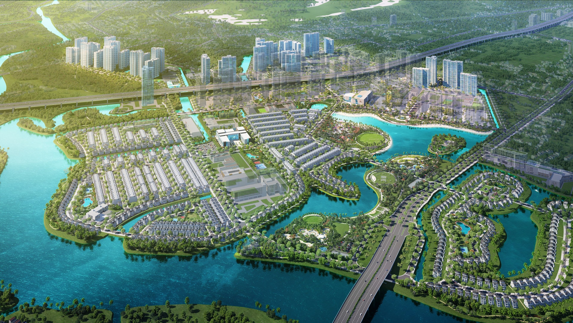 Dự án Vinhomes Grand Park, xu hướng sống chuẩn xanh, giao thông hoàn thiện, Đại đô thị xanh dẫn đầu xu hướng, chủ đầu tư Vinhomes, Biển hồ Đón đầu xu hướng sống chuẩn xanh tại siêu dự án Vinhomes Grand Park