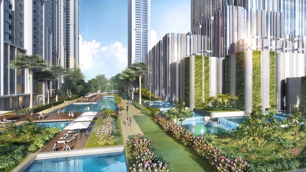 Vinhomes Central Park Nguyễn Hữu Cảnh, thành phố xanh thu nhỏ, không gian sống trong lành, dịch vụ tiêu chuẩn 5 sao, hệ tiện ích vượt trội Tổng quan dự án Vinhomes Central Park Nguyễn Hữu Cảnh