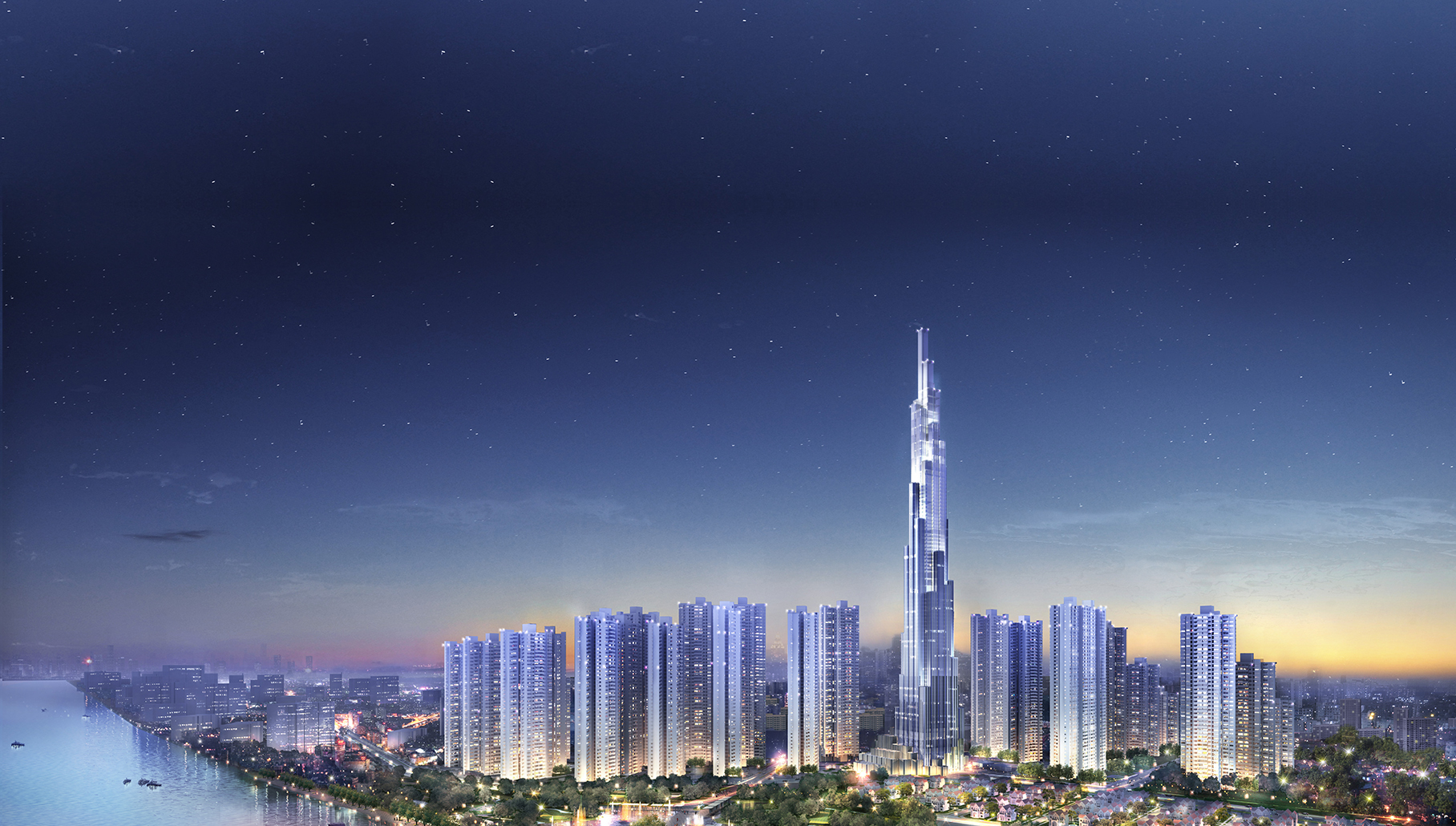 Vinhomes Central Park Nguyễn Hữu Cảnh, thành phố xanh thu nhỏ, không gian sống trong lành, dịch vụ tiêu chuẩn 5 sao, hệ tiện ích vượt trội Tổng quan dự án Vinhomes Central Park Nguyễn Hữu Cảnh