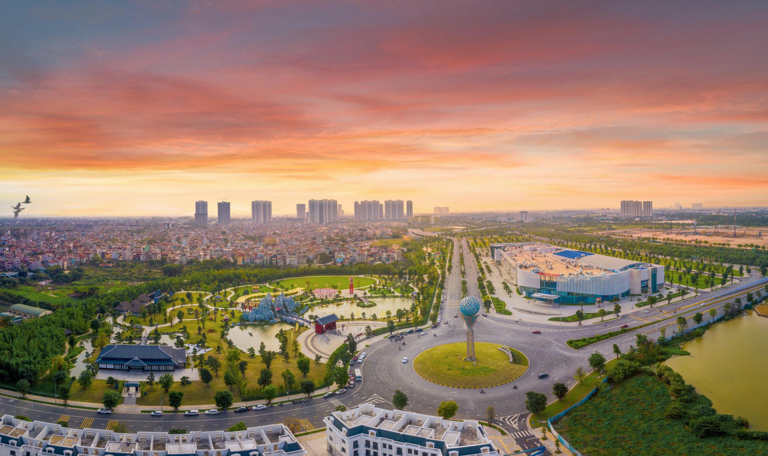 Vincom Mega Mall Vinhomes Smart City, Quy mô "khủng", Vincom Smart City, Thiết kế độc đáo, Cảnh quan đẳng cấp, Uy tín từ Vincom Retail Vincom Mega Mall - Vinhomes Smart City: Tâm điểm vui chơi, mua sắm