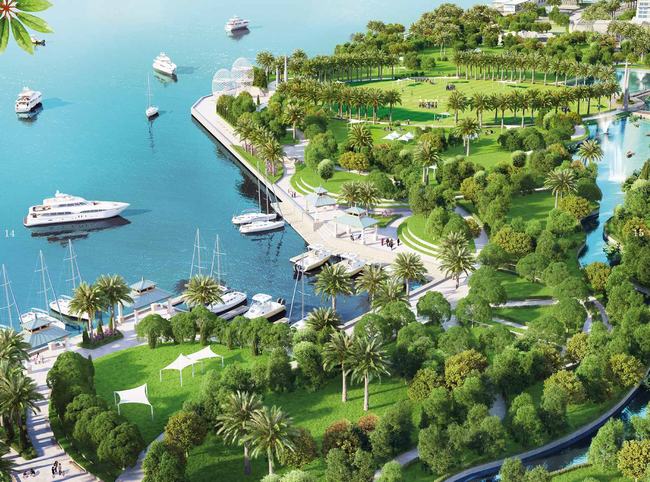 Công viên Landmark 81, Vinhomes Central Park, đại đô thị Vinhomes Central Park, Công viên Landmark 81 ngập tràn sắc xanh, không gian thư giãn Công viên Landmark 81 - Dấu ấn New York giữa lòng Sài Gòn