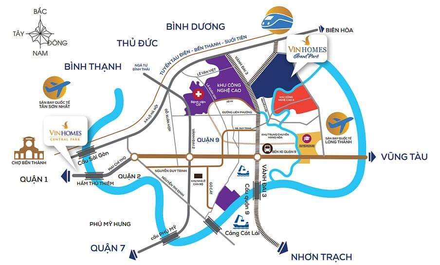 Vinhomes Grand Park, vị trí đắc địa về phong thuỷ, nơi an cư phù hợp, The Rainbow, The Origami, The Manhattan, bất động sản tầm trung Vinhomes Grand Park - Khu đô thị đẳng cấp quốc tế bậc nhất Sài Gòn