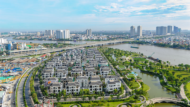 Khu biệt thự Vinhomes Central Park, phong cách sống độc bản, phong cách thiết kế đẳng cấp, New York thu nhỏ, phong cách đơn giản, thanh lịch Giới thiệu khu biệt thự Vinhomes Central Park