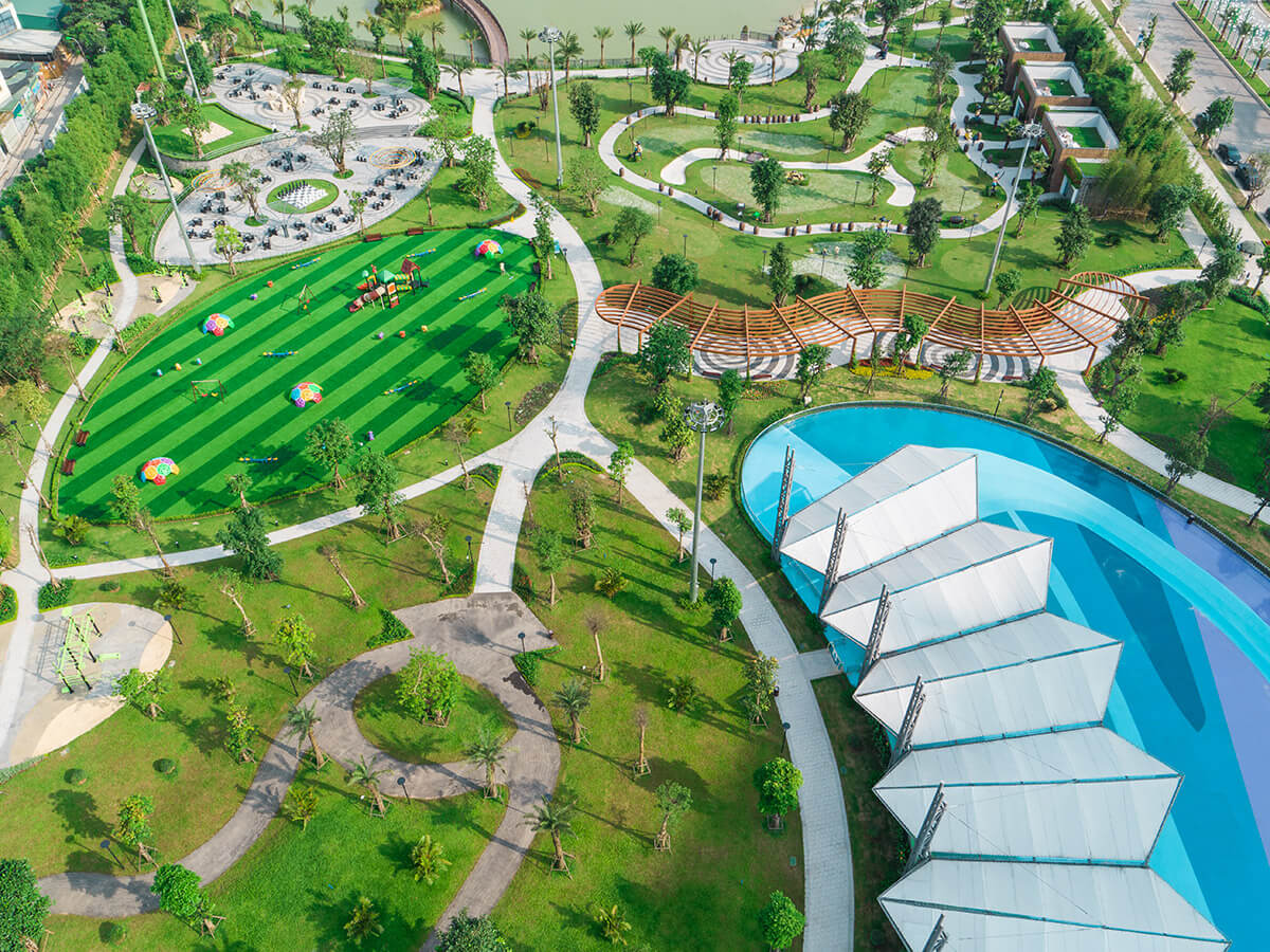 Dự án Vinhomes Smart City, quy mô “khổng lồ", năng động - khỏe khoắn - thư giãn, trung tâm Central Park, Thành phố thông minh, cư dân nhí Sức hút từ bộ 03 công viên liên hoàn tại dự án Vinhomes Smart City