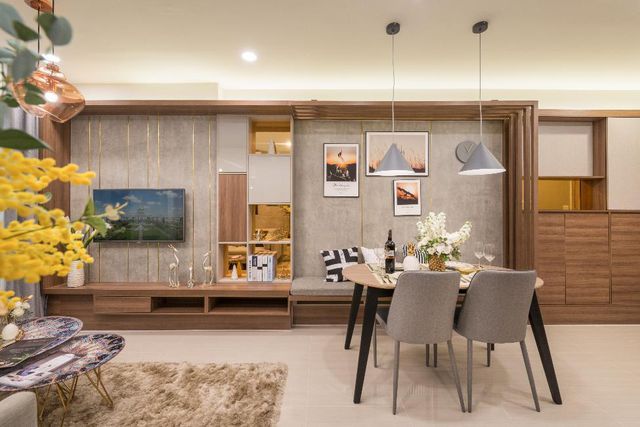 Thiết kế căn hộ 2 phòng ngủ, Vinhomes Ocean Park, Phòng khách thư thái, Phòng ngủ ấm cúng, Phòng bếp tiện dụng, nội thất phù hợp Lưu ý khi thiết kế căn hộ 2 phòng ngủ Vinhomes Ocean Park