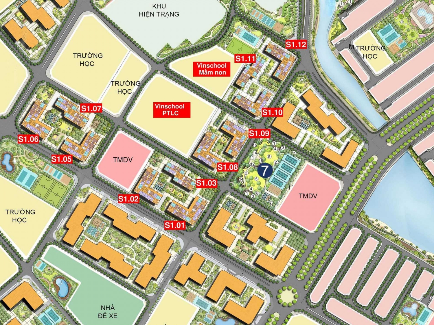 S1.09 Vinhomes Ocean Park, tầm nhìn đắt giá, nhiều loại hình đa dạng, hệ thống cảnh quan phong phú, khu biệt thự San Hô, Hải Âu, VinUni S1.09 Vinhomes Ocean Park – “tòa hoa hậu" đắt giá nhất thành phố
