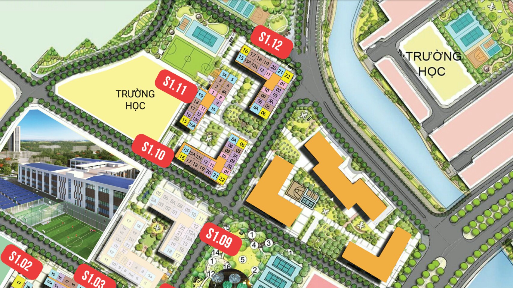 S1.12 Vinhomes Ocean Park, phân khu Sapphire Vinhomes Ocean Park, sở hữu tầm view khoáng đạt, Hệ thống tiện ích cao cấp, Vinhomes Priority S1.12 Vinhomes Ocean Park - Trái tim của Thành phố Biển hồ
