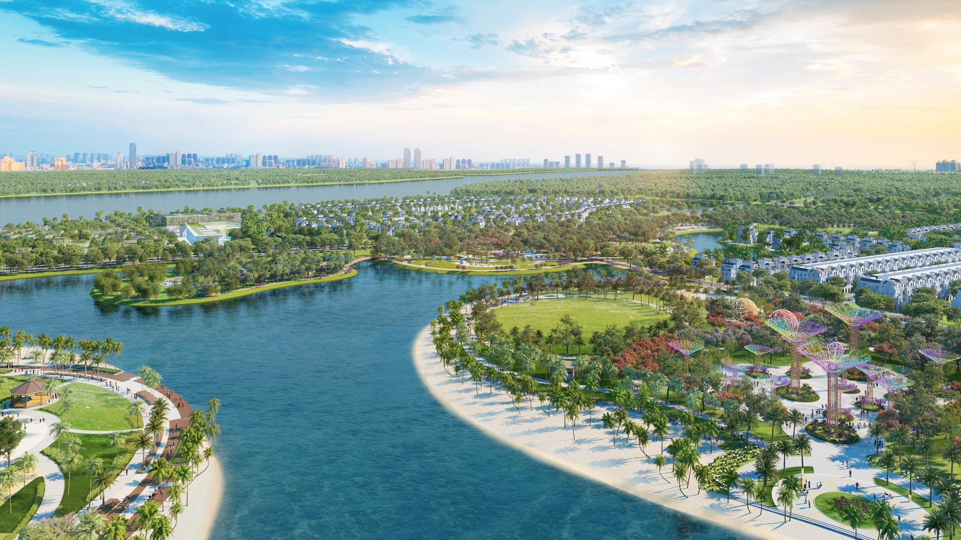 Vinhomes Grand Park, hệ sinh thái đô thị, Hệ sinh thái nghỉ dưỡng, công viên Ánh sáng Vinhomes Grand Park, Vinhomes Grand Park Sài Gòn Trải nghiệm không gian sống "Resort trong phố" tại Vinhomes Grand Park