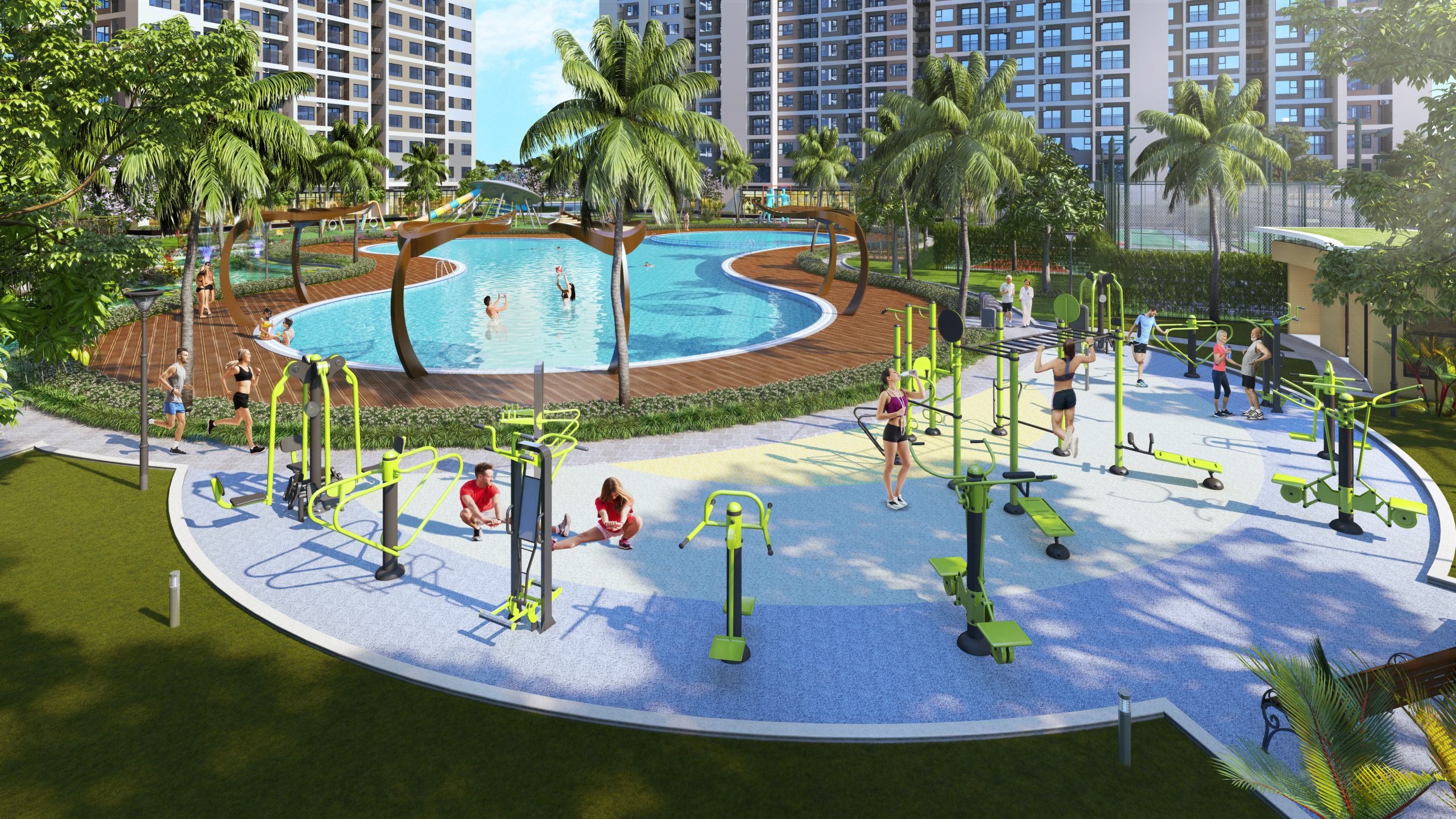 khu đô thị Vinhomes Smart City, khu đô thị Vinhomes Smart City chuẩn quốc tế, cuộc sống tiện nghi và đẳng cấp, không gian sống lý tưởng Khu đô thị Vinhomes Smart City - lựa chọn hàng đầu của cư dân toàn cầu