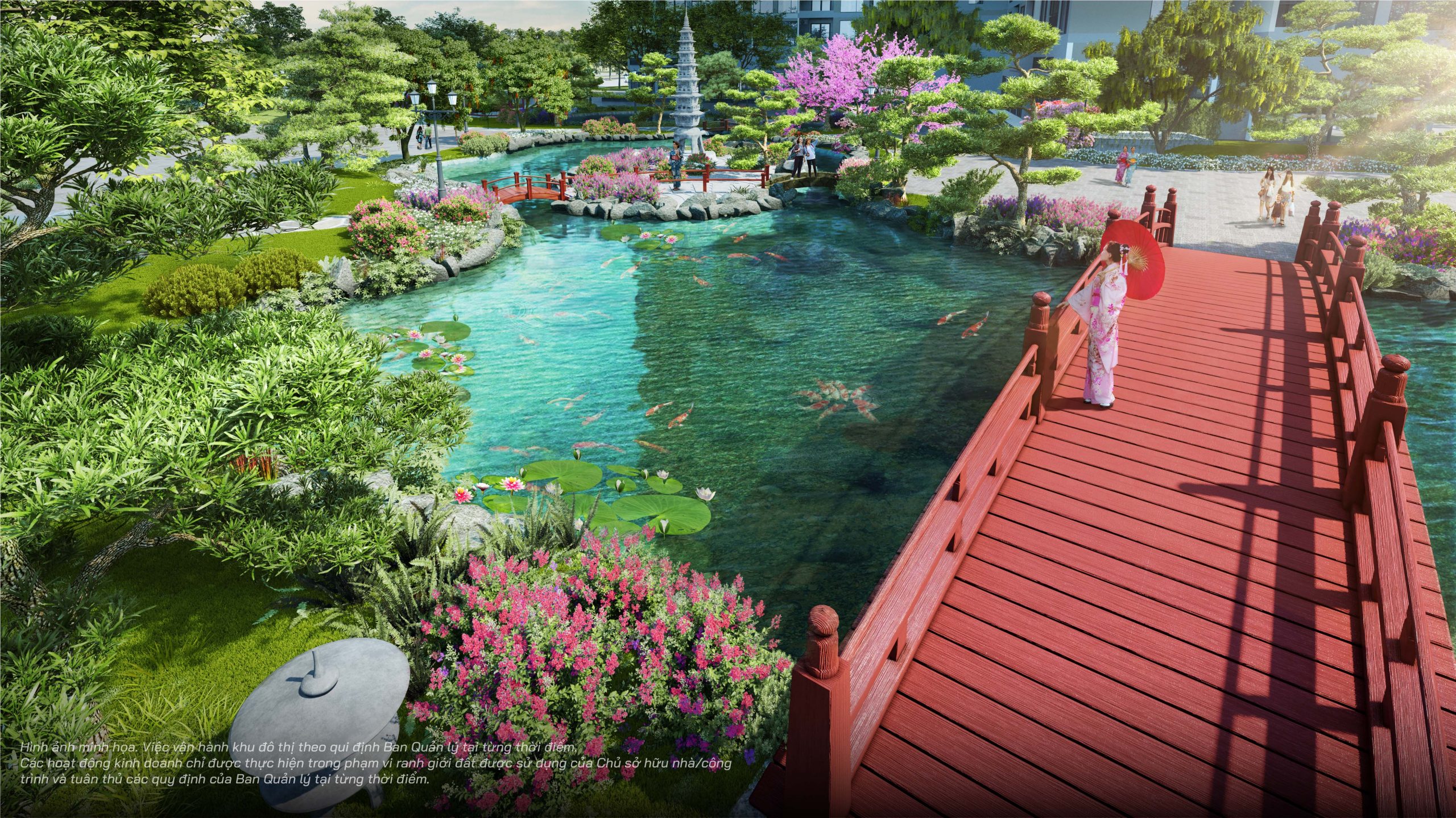 The ZenPark Vinhomes Ocean Park, thiết kế thông minh, lan toả chất Phù Tang, Hệ thống tiện ích nội khu năng động, cuộc sống nghỉ dưỡng Trải nghiệm phong cách Nhật tại The ZenPark Vinhomes Ocean Park