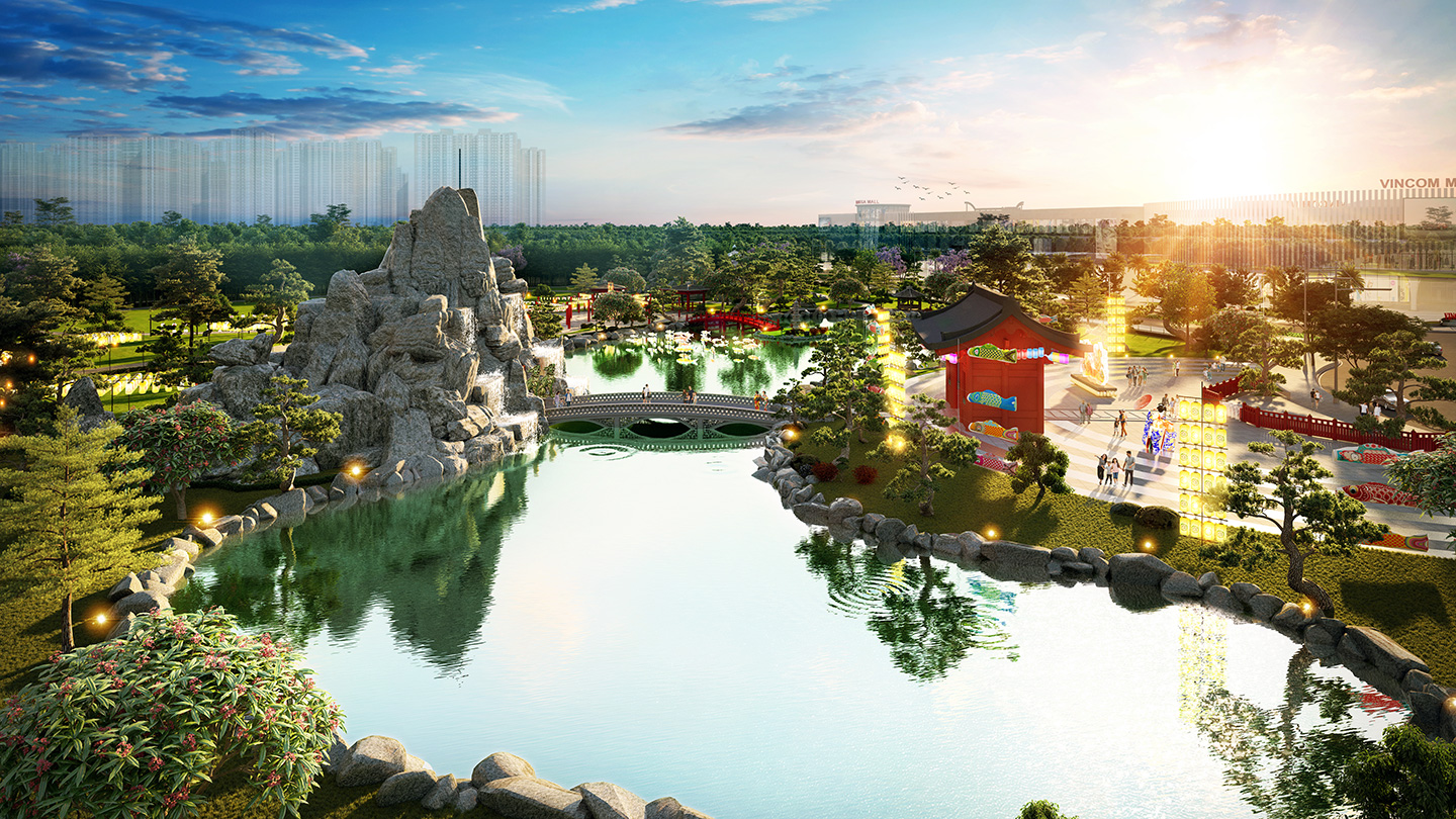 Vườn Nhật Vinhomes Smart City, chủ đầu tư Vinhomes, phân khu The Sakura - Vinhomes Smart City Tây Mỗ, trải nghiệm ẩm thực Nhật Bản đặc sắc 24h khám phá xứ sở Phù Tang tại vườn Nhật Vinhomes Smart City