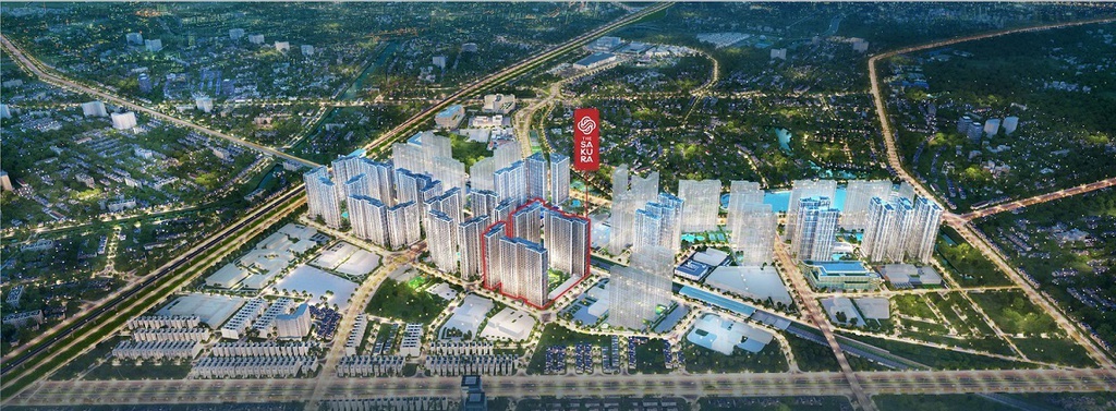 The Sakura Vinhomes Smart City, dự án The Metrolines, ôm trọn bởi các đại lộ lớn, giao lộ “tam giác vàng”, Sống chuẩn Resort nghỉ dưỡng The Sakura Vinhomes Smart City – “Nhật Bản thu nhỏ”