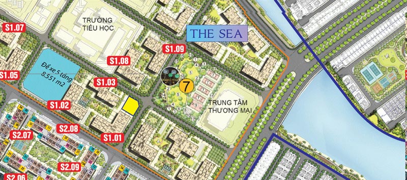 S1.08 Vinhomes Ocean Park, cụm tòa Sapphire by The Sea, sở hữu bộ tứ tâm điểm đáng mơ ước, hệ thống tiện ích nội khu và ngoại khu đẳng cấp S1.08 Vinhomes Ocean Park - “trái tim xanh” của Thành phố biển hồ
