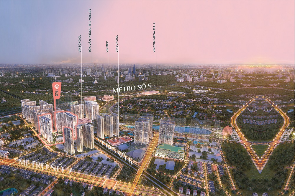 The Sakura Vinhomes Smart City, dự án The Metrolines, ôm trọn bởi các đại lộ lớn, giao lộ “tam giác vàng”, Sống chuẩn Resort nghỉ dưỡng The Sakura Vinhomes Smart City – “Nhật Bản thu nhỏ”
