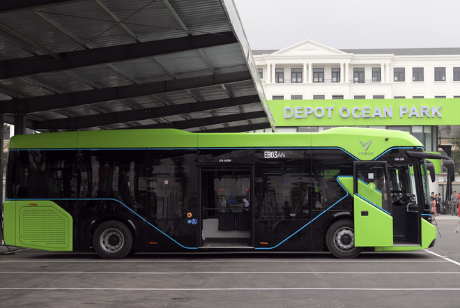 Xe bus đi Vinhomes Ocean Park, VinFast - công ty ô tô thương hiệu Việt Nam, công nghệ tân tiến, không khói bụi, không khí thải, xe điện Vinbus Khám phá lộ trình di chuyển xe bus tại Vinhomes Ocean Park